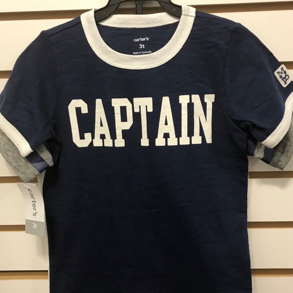 Original Carter’s Boys Tee - 2pc “Capitain”